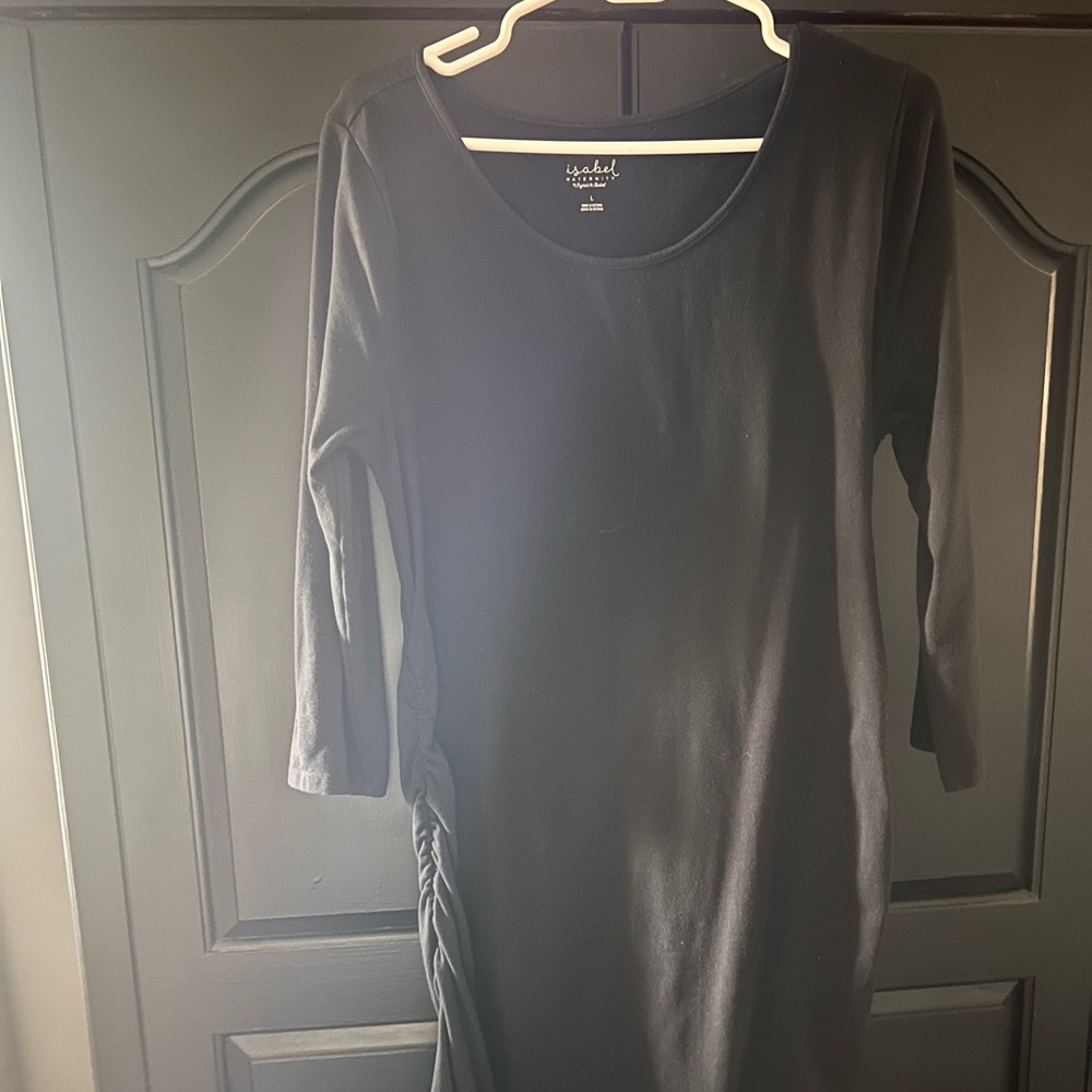 Bodycon black Maternity Dress